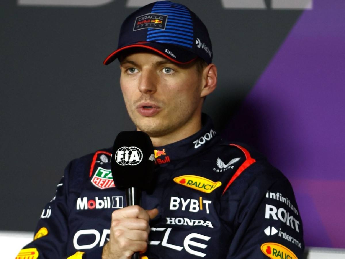 Max Verstappen cree que organizar una carrera de velocidad en China no sería la decisión más inteligente.