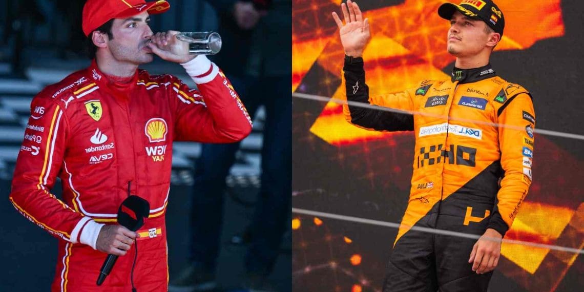 Carlos Sainz declara que a McLaren é rápida em todas as condições após as segundas colocações consecutivas de Lando Norris.