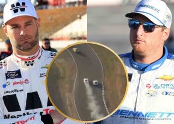 VÍDEO: Austin Hill recusa responder perguntas após interromper celebração da vitória de Shane van Gisbergen em Sonoma