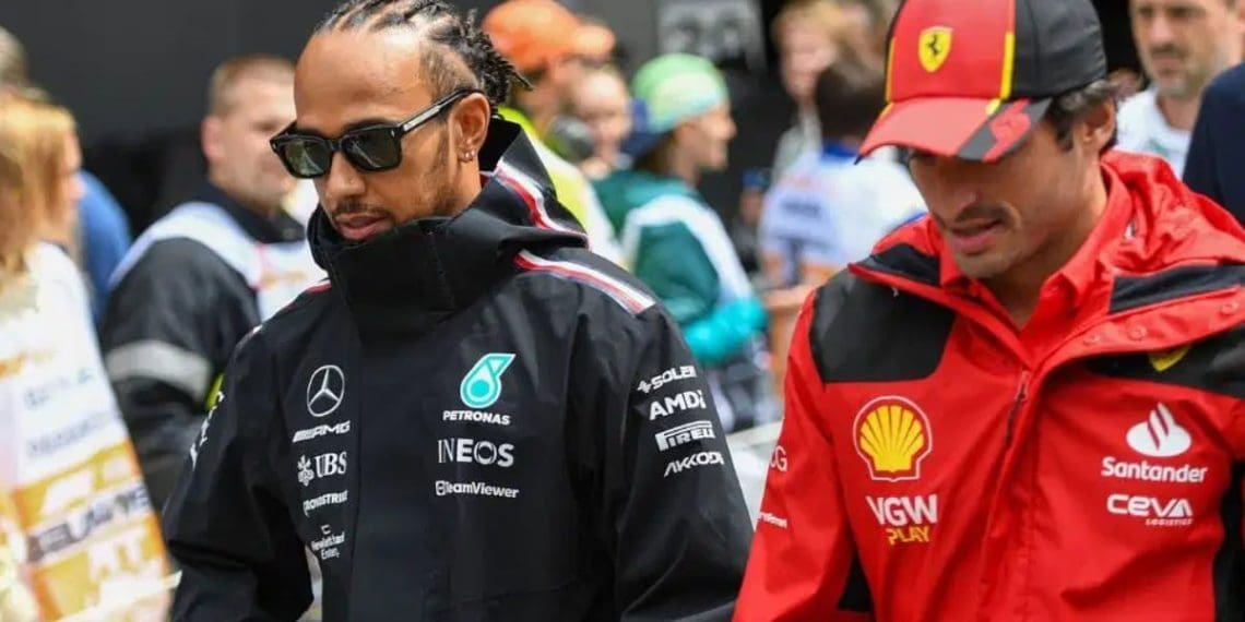 Ex-piloto da Fórmula 1 aconselha Carlos Sainz a rejeitar a Audi e mirar a vaga de Lewis Hamilton na Mercedes em 2025.