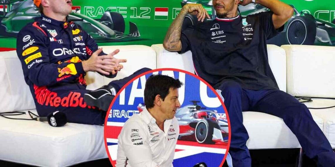 Toto Wolff revela que a Mercedes recusou oferecer a Lewis Hamilton um contrato prolongado em 2023 devido a Max Verstappen.
