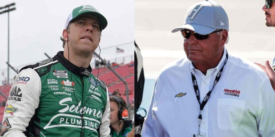 Brad Keselowski nega acusações de que Rick Hendrick o prejudicou ao encerrar seu contrato com a HMS em 2009.
