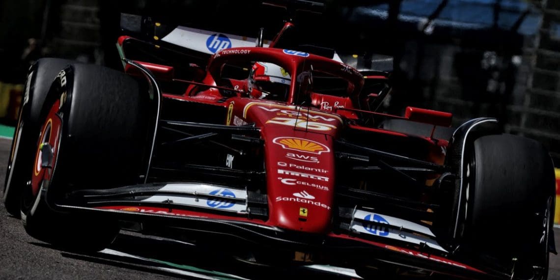 Leclerc alerta Ferrari para se preparar para condições de vento variáveis no Grande Prêmio de Imola.