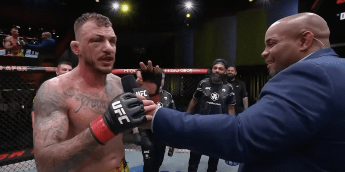 Renato Moicano’s Post-Fight UFC Interview Went Wild [WATCH]