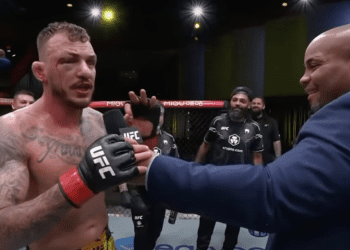 Renato Moicano’s Post-Fight UFC Interview Went Wild [WATCH]