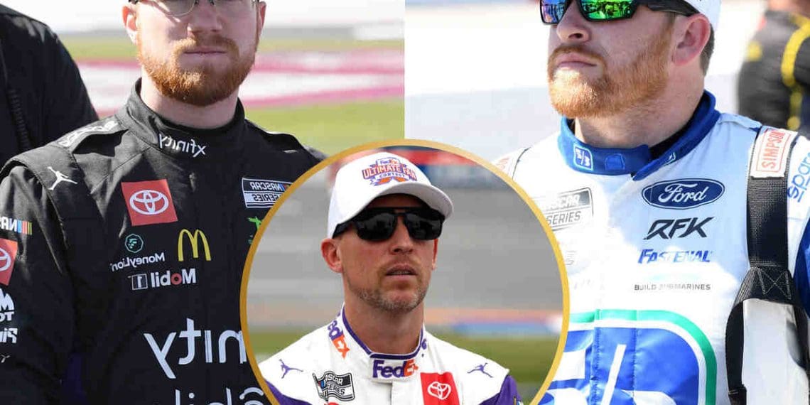 VÍDEO: Denny Hamlin explica por que Chris Buescher estava “emocional” após incidente com Tyler Reddick no Goodyear 400.