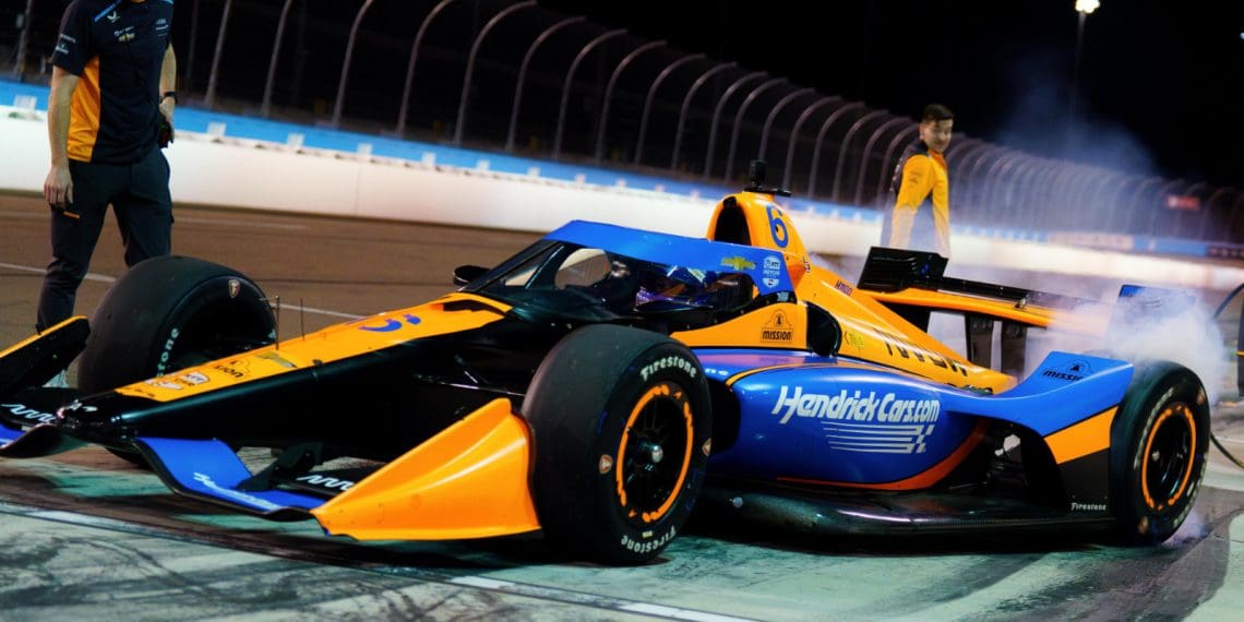 Larson pushing boundaries during IndyCar testing before Indy 500 endeavor.