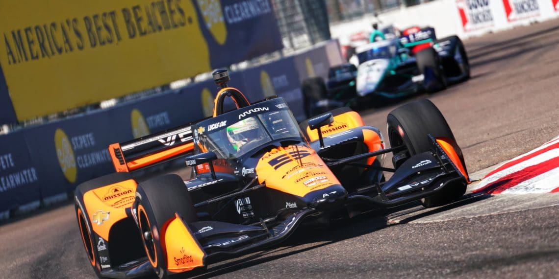 O’Ward vence em primeiro lugar no treino inicial de Long Beach da IndyCar.