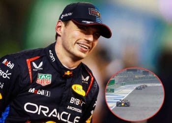 Fãs frustrados com Max Verstappen na liderança no início do Grande Prêmio do Bahrein.