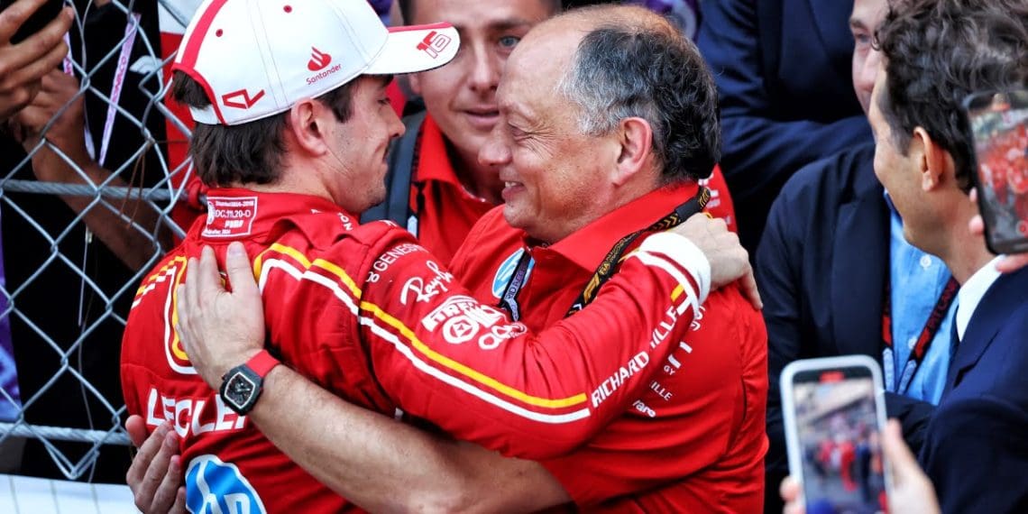 Vasseur prevê melhora de Leclerc após vitória de Mônaco na F1 pressão aliviada.