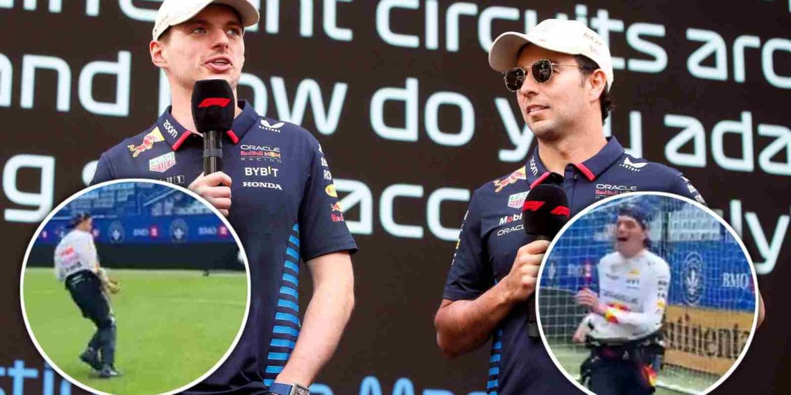 VÍDEO: Sergio Perez converte comédia pênalti contra Max Verstappen, deixando o holandês com vergonha