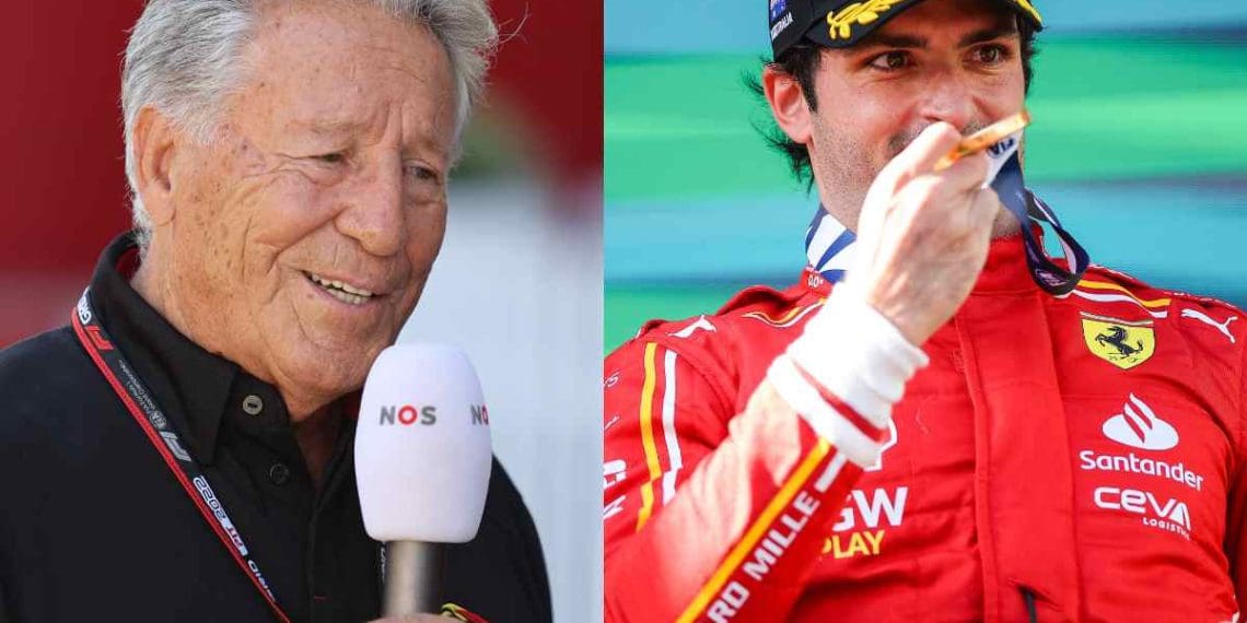 Mario Andretti acredita que Carlos Sainz tem potencial para se tornar um Campeão Mundial de Fórmula 1.