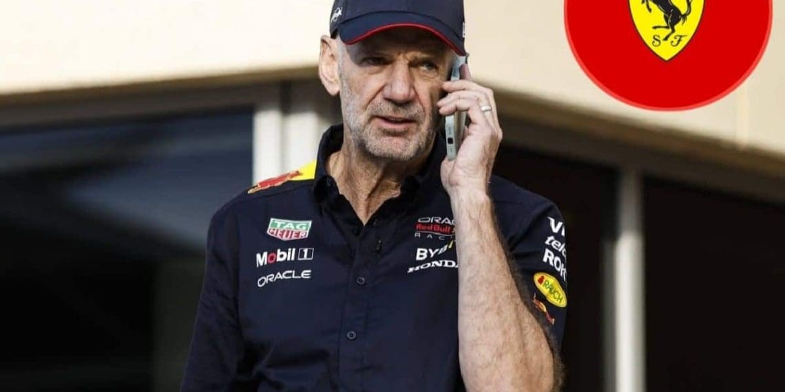 Adrian Newey faz uma escolha surpreendente em vez da Ferrari para 2025.