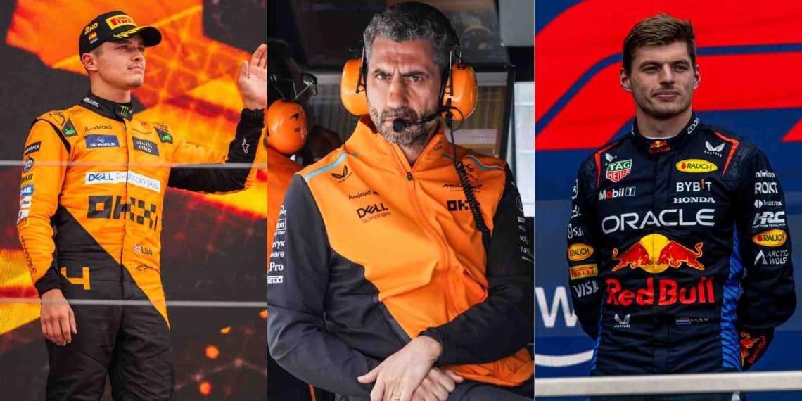 Andrea Stella culpa Max Verstappen por colisão com Lando Norris no Grande Prêmio da Áustria.