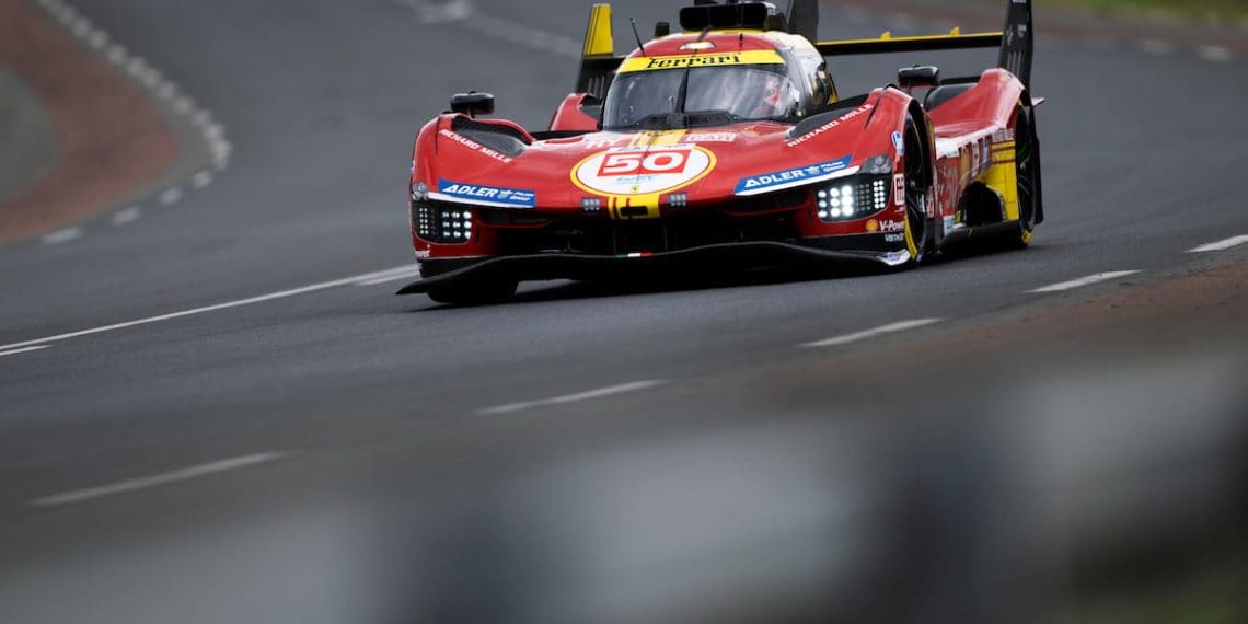 Nielsen lidera após duas horas enquanto a chuva aumenta esporadicamente em Le Mans.