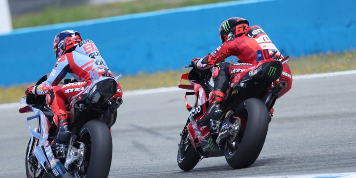 Marquez: Aprendendo com Bagnaia na MotoGP é uma alegria.