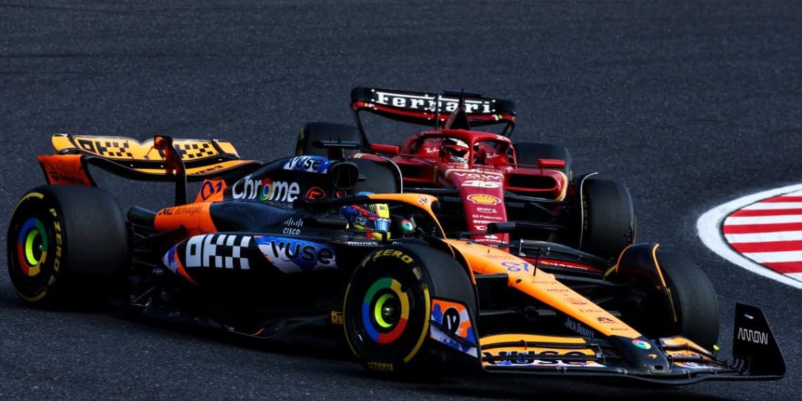 Stella: McLaren reduz diferença para a Ferrari na classificação de Fórmula 1 de 2024.