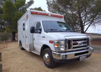 THIS CHILDREN’S AMBULANCE WAS CONVERTED INTO A CAMPER