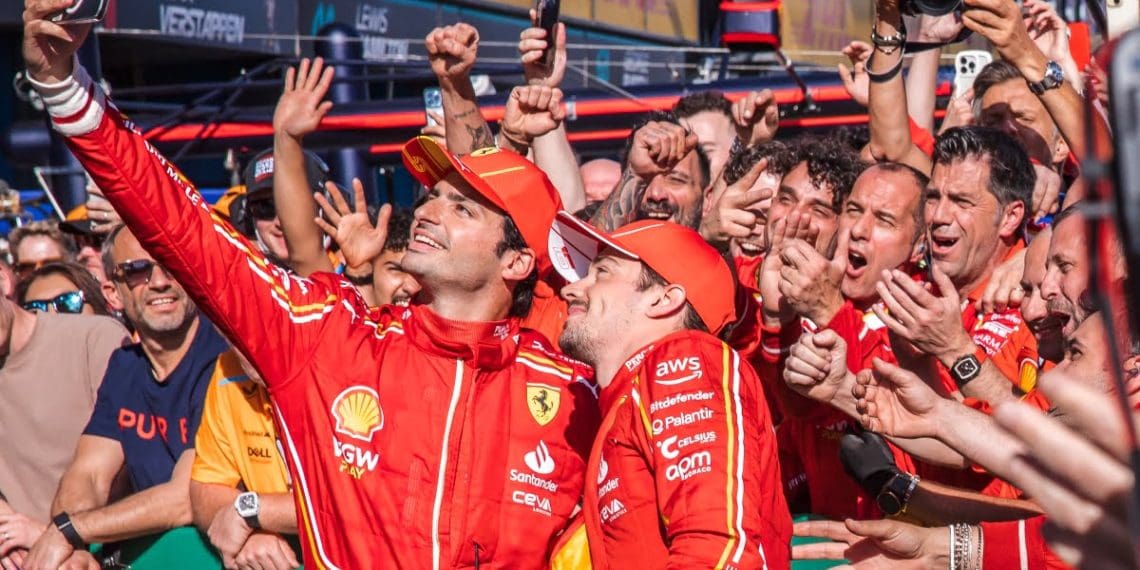 Leclerc e Norris reconhecem o valor de Sainz no pit lane da F1.