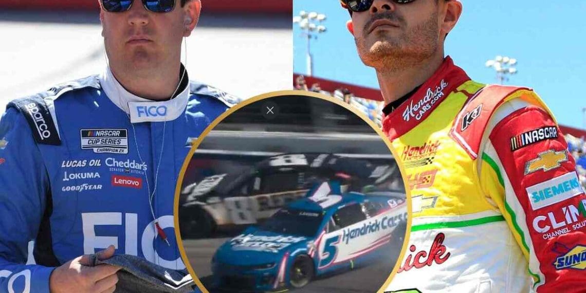 Kyle Larson critica Kyle Busch por causar acidente em Gateway.