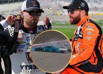 Vídeo: William Byron causa acidente com Ross Chastain na prorrogação dupla no Texas, ajudando Chase Elliott na vitória durante o período de bandeira amarela.