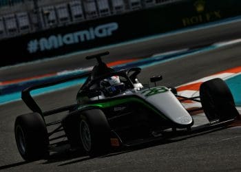 Pin teve dificuldades com a configuração na primeira corrida da F1 Academy Miami.