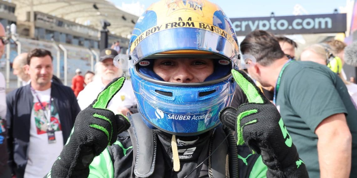 Maloney discute aspirações para o campeonato de F2 em 2024.