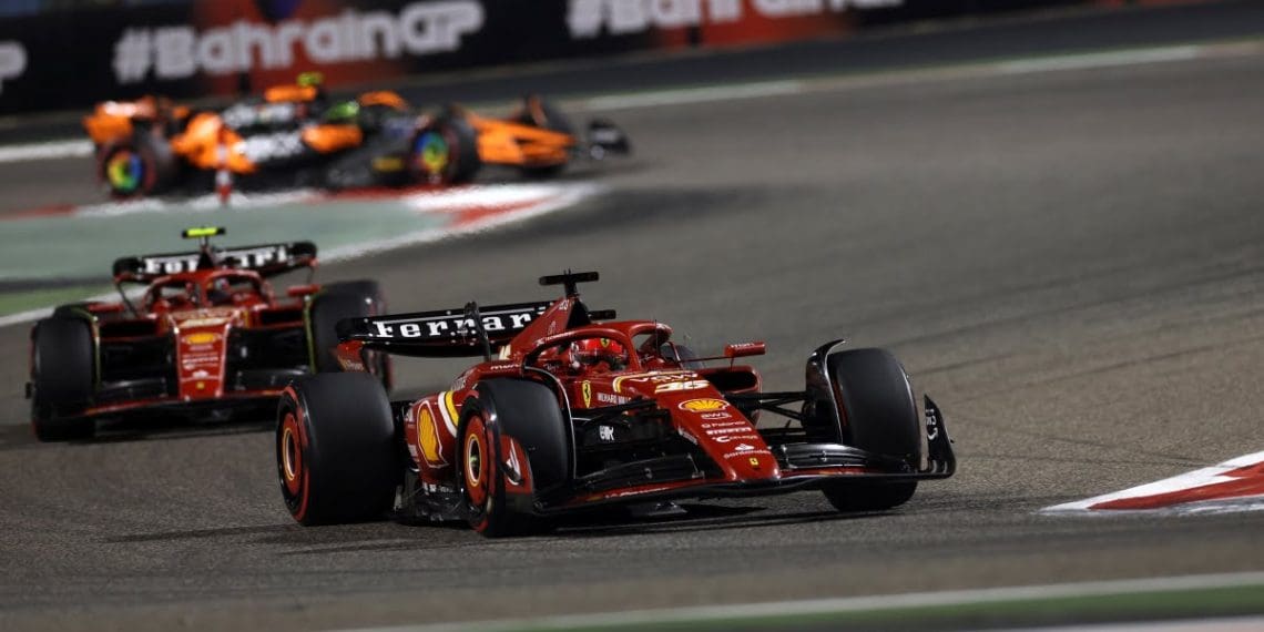LECLERC PREVÊ SEGUNDO LUGAR POSSÍVEL NO BAHREIN SEM PROBLEMAS DE FREIO.