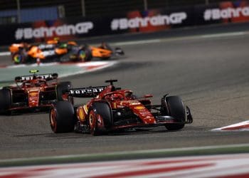 LECLERC PREVÊ SEGUNDO LUGAR POSSÍVEL NO BAHREIN SEM PROBLEMAS DE FREIO.