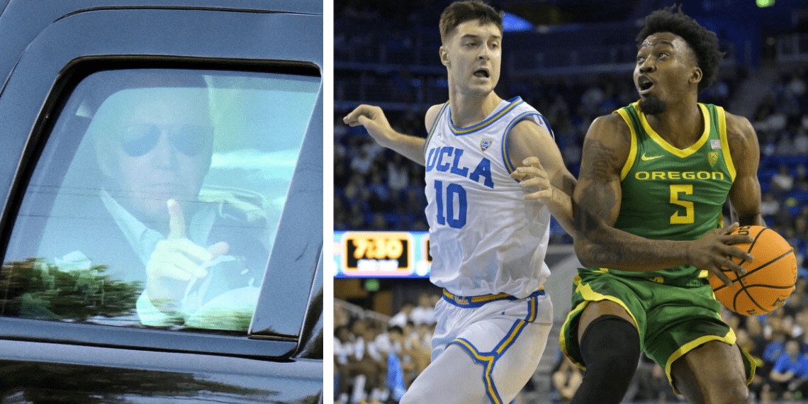Biden’s Motorcade Delays Oregon Ducks, Causes Late Arrival at Game with UCLA