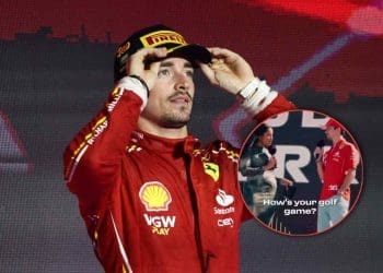 Assista: Charles Leclerc confessa que é ‘absolutamente terrível’ no golfe.