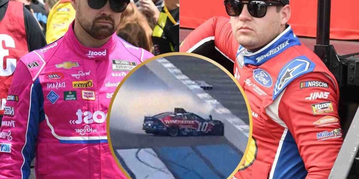 Noah Gragson culpa erro de Ricky Stenhouse Jr. por acidente e DNF na Coca-Cola 600.