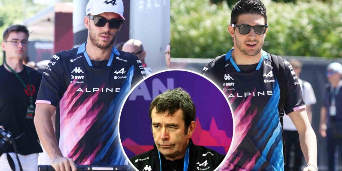 Bruno Famin espera ver Pierre Gasly e Esteban Ocon correndo pela Alpine em Le Mans após a dispensa de Ocon da F1.