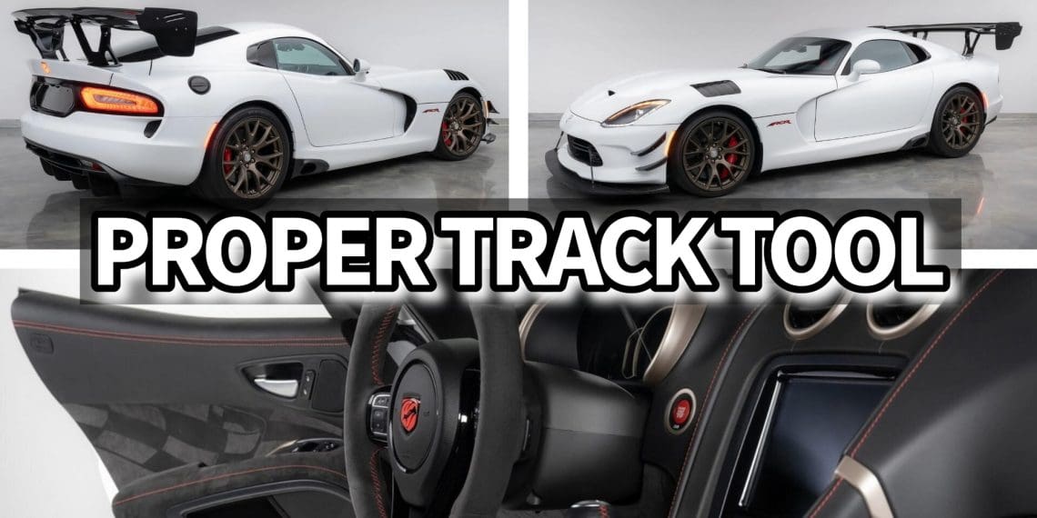 FORMIDABLE DODGE VIPER ACR GOING UNDER THE HAMMER IN FLORIDA NEXT MONTH