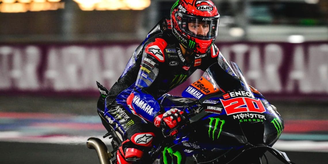 Quartararo critica temporada menos competitiva da Yamaha.