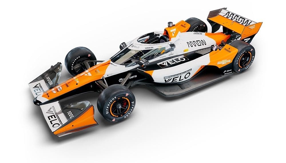 Arrow McLaren has revealed the 2024 IndyCar design for Rossi.