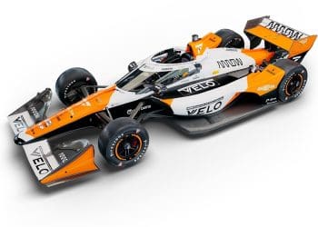 Arrow McLaren has revealed the 2024 IndyCar design for Rossi.