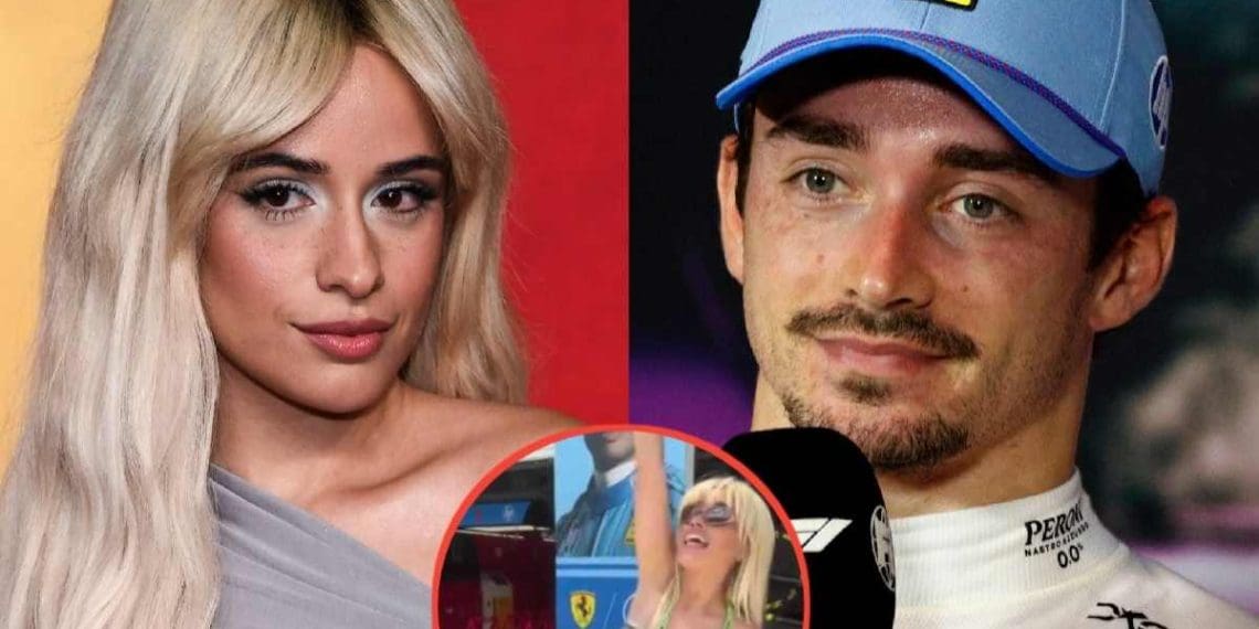 VÍDEO: Camila Cabello recria momento de fã de Charles Leclerc do GP da Arábia Saudita no valor de $18 milhões.