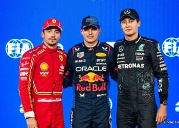 Top Três Conferência de Imprensa após Qualificação do Grande Prêmio do Bahrain
