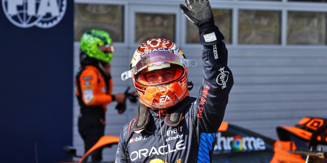 Verstappen vence Norris pela pole position do F1 Sprint na Áustria