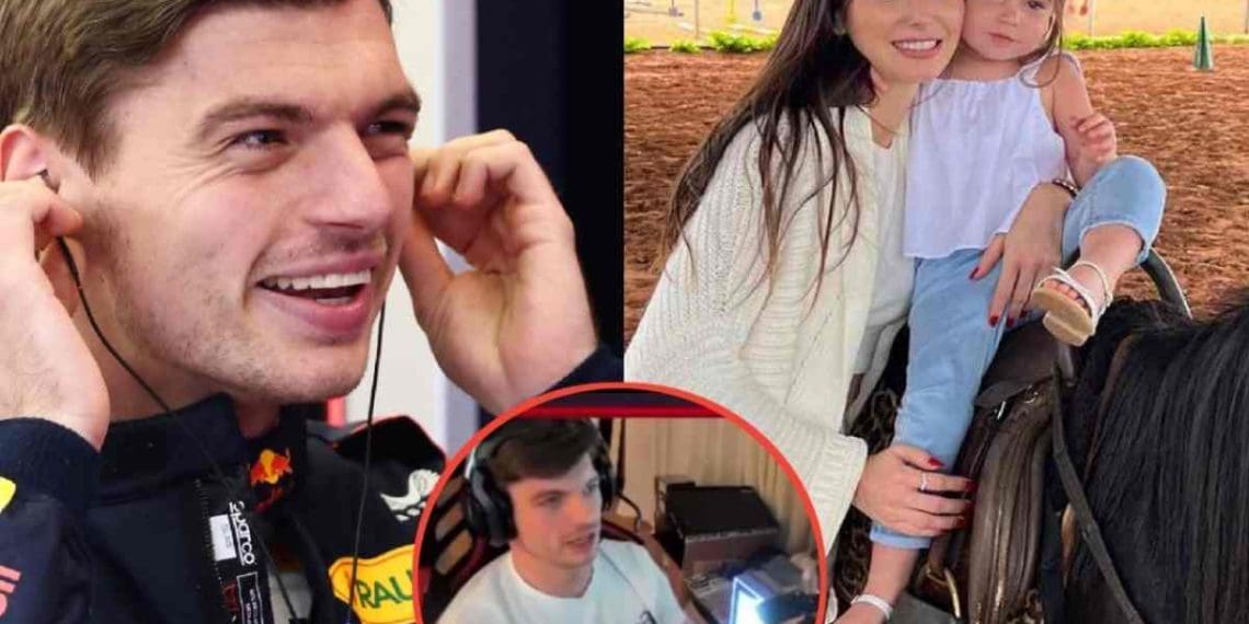 VÍDEO: Max Verstappen admite derrota para a filha de Kelly Piquet, Penelope, de forma hilária no Jenga.
