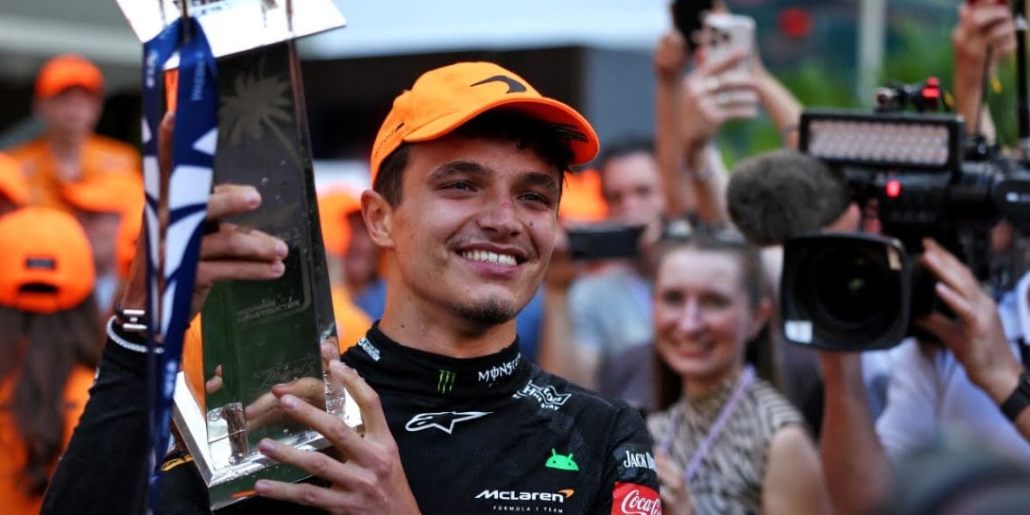 Norris: Removendo rótulo ‘Nowins’ com vitória em Miami F1 traz um ‘sorriso ainda maior ao meu rosto’