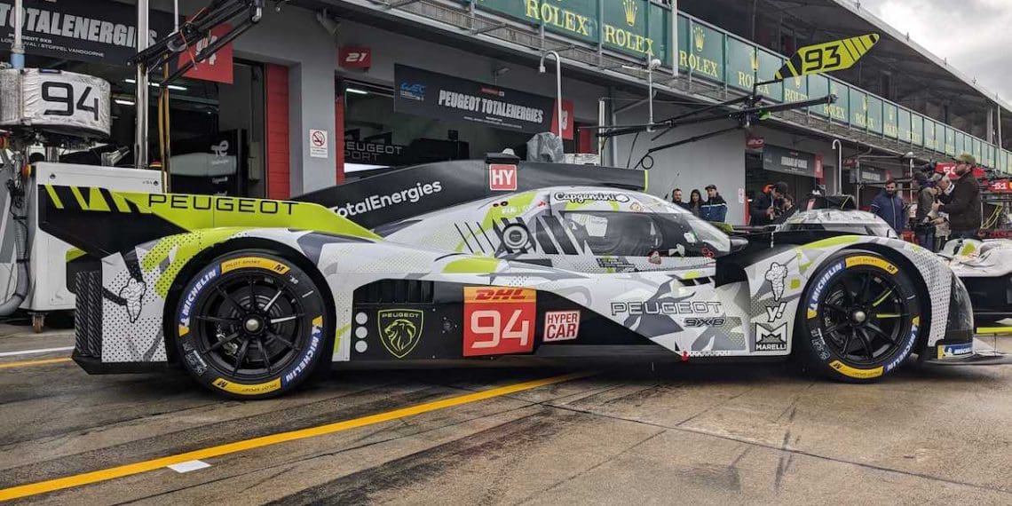 Peugeot’s Jansonnie: Asa traseira adicionada devido à mudança no tamanho dos pneus.