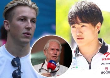 Helmut Marko confirma que Yuki Tsunoda permanecerá na Red Bull Racing para 2025, levanta preocupações sobre as perspectivas de Liam Lawson na Fórmula 1 com menção a uma disposição contratual específica.