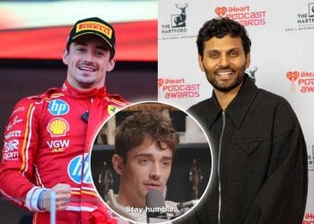 VÍDEO: Charles Leclerc compartilha palavras inspiradoras com o popular apresentador de podcast Jay Shetty.