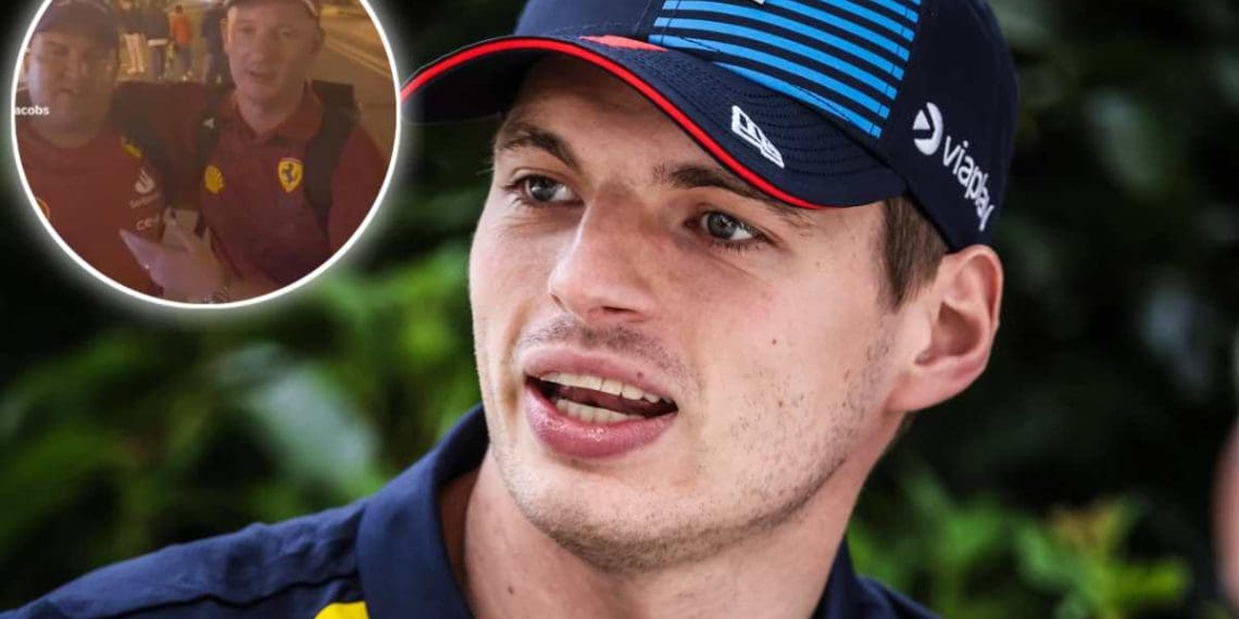 Fãs da Ferrari elogiam Max Verstappen como herói por gesto durante corrida em Imola.