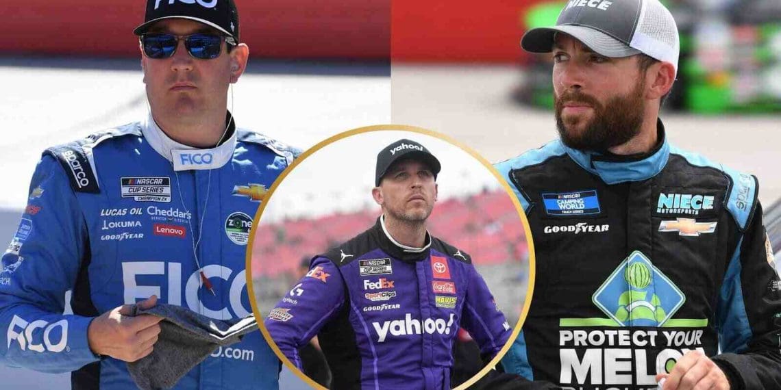 Denny Hamlin não culpa Ross Chastain pelo spin de Kyle Busch em Sonoma, descreve o incidente como um “temporal perfeito”.