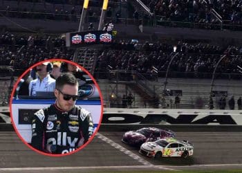 Video of Daytona 500 win stolen from Alex Bowman goes viral.