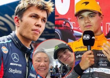 Alex Albon sente inveja quando sua avó tira uma foto com Lando Norris, agora sua principal escolha atrás do volante.