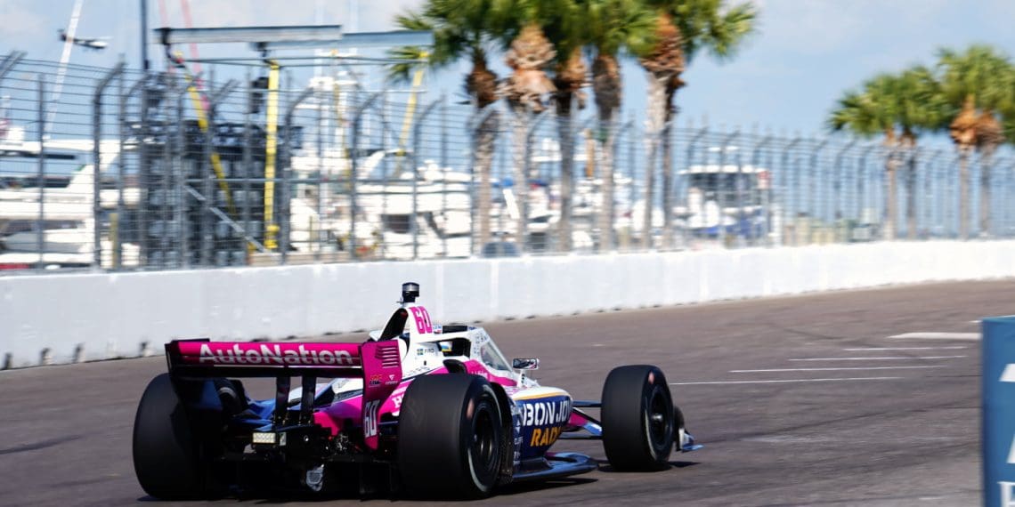 Rosenqvist lidera sessão de treinos de abertura da IndyCar em St. Petersburg.
